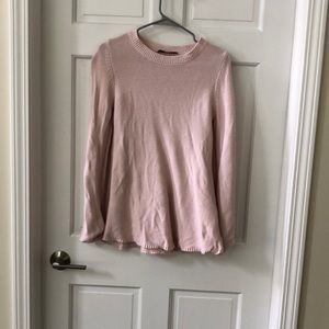 Loft size S pink sweater